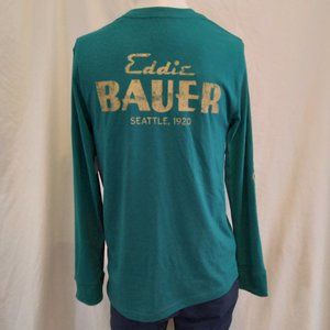 Eddie Bauer Mens Small Long Sleeve T Shirt New with Tags!! Very Cool!